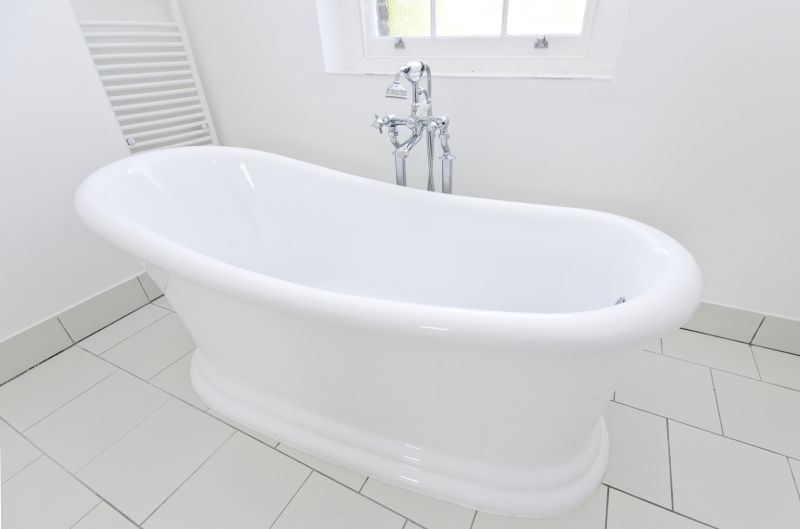 Refinished Bathtub with Glossy Finish
